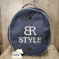 Padded Helmet Bag, Zipper "Saltaure Equestrian" *vgc, mnr dirt, stains, smelly
