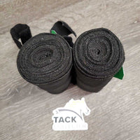 2 Stretchy Nylon Leg Wraps *vgc, mnr dirt, faded, hairy & pilly edges
