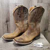 Square Toe Western Boots *vgc, mnr rubs, scratches & stains, missing insole
