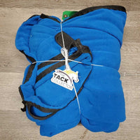 Fleece High Neck Cooler, attach tail, 2 legs *vgc, mnr hair, dirt, v. pilly, rust, manure, curled velcro