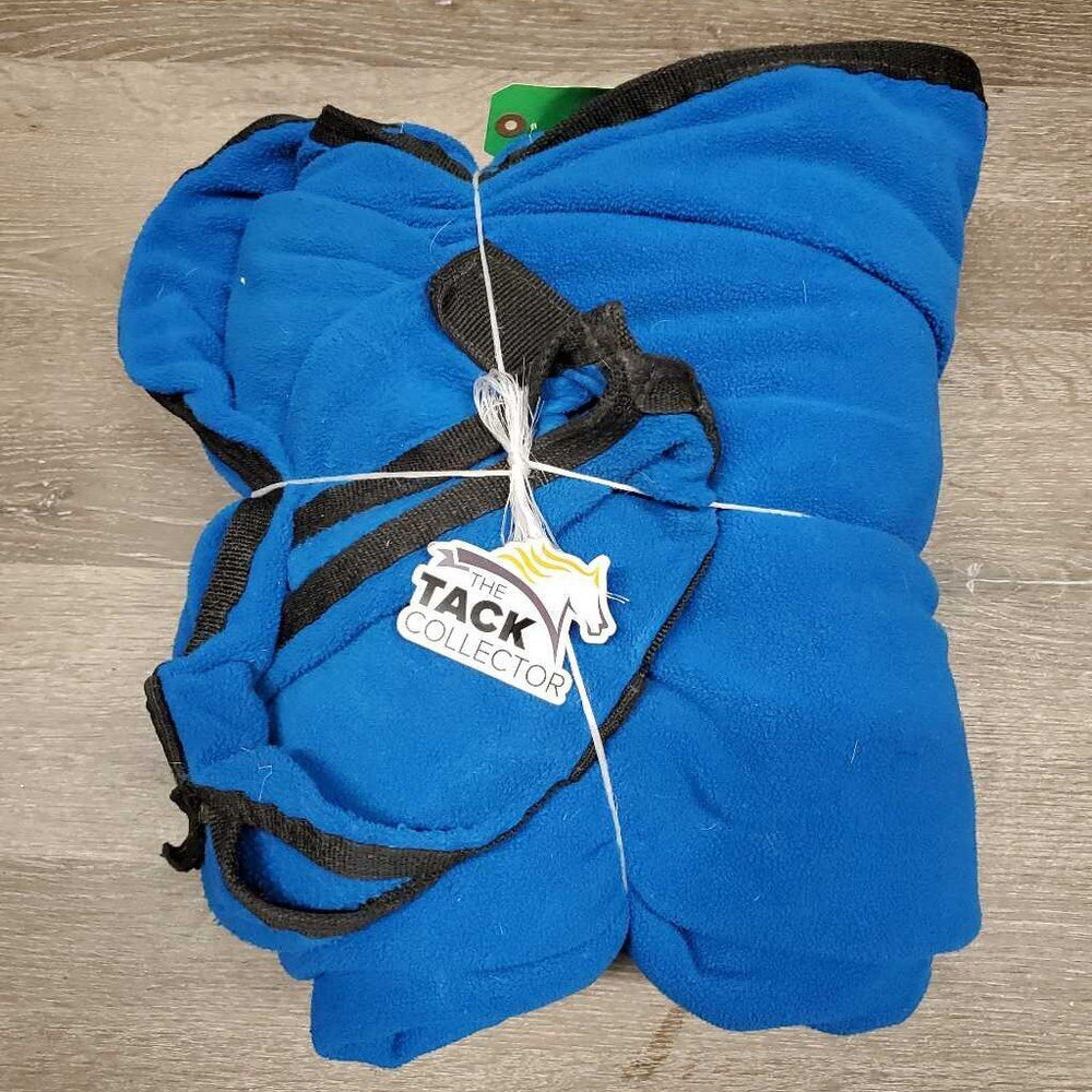 Fleece High Neck Cooler, attach tail, 2 legs *vgc, mnr hair, dirt, v. pilly, rust, manure, curled velcro