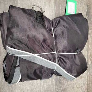 Nylon Stable Sheet, 2 attach legs *gc/fair, clean, tears, snags, holes, threads, frays, mnr hair