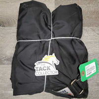 Closed Front Nylon Stable Sheet, "Reining Res. Champ." *gc, mnr dirt, hair, hole, torn leg, snags, bent hardware
