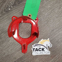 Light Metal Plastic Coated Wall Mount Bridle - Tack Hook *xc/vgc, mnr peeled, chips, rubs & spider fluffs
