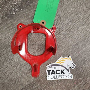 Light Metal Plastic Coated Wall Mount Bridle - Tack Hook *xc/vgc, mnr peeled, chips, rubs & spider fluffs