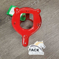 Light Metal Plastic Coated Wall Mount Bridle - Tack Hook *xc/vgc, mnr peeled, chips, rubs & spider fluffs