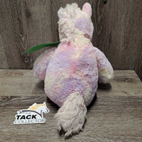 "Marshmallow Fro-Yo Unicorn" Stuffie *gc, clumpy, torn ear, peeled horn & feet
