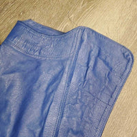 Leather Vest & Full Western Chaps *xc, older, mnr stain
