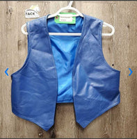 Leather Vest & Full Western Chaps *xc, older, dirty/gunky bottom
