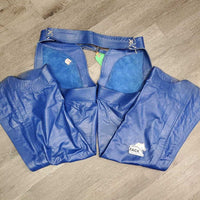 Leather Full Western Chaps *xc, older, dirty/gunky bottom
