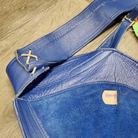 Leather Full Western Chaps *xc, older, dirty/gunky bottom
