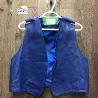 Leather Vest & Full Western Chaps *vgc, mnr dirt?stain, curled edge