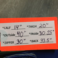 Leather Vest & Full Western Chaps *vgc, mnr stains, older