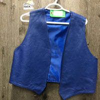 Leather Western Vest *vgc, mnr dirt
