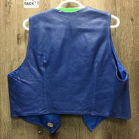 Leather Western Vest *vgc, mnr dirt