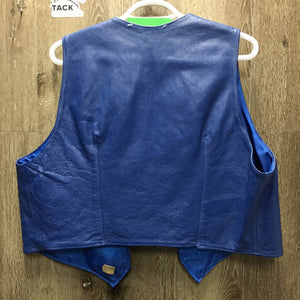Leather Western Vest *vgc, mnr dirt
