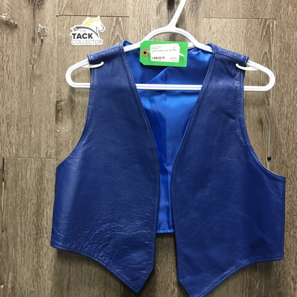 Leather Western Vest *vgc