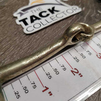 Thin D Ring Bit *gc/fair, older, stains, clean, v.chewed & dented
