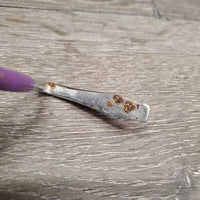 Thick Metal Hoof Pick *xc/vgc, clean, mnr rust
