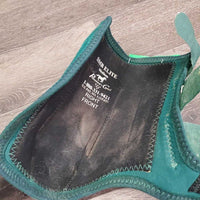 Front & Hind Closed Sport Boots, velcro *gc, clean, mnr hairy, frays & snags, faded, lining: dirt & residue
