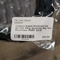 Elasticized Hair Bun Net, Bling, Scrunchie, Bag *new