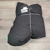 Hvy Winter Full Face Neck ONLY *vgc, clean, mnr hair, dust, threads, frayed edge, clumpy, snags, repairs, faded