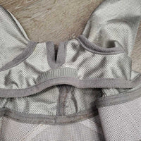 Hvy Mesh Fly Mask, ears, forelock hole *vgc, mnr hair, snags, threads, stains?
