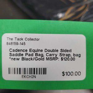 Double Sided Saddle Pad Bag, Carry Strap, bag *new