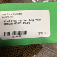 Classic Equine Knot Free Hair Net, bag *new

