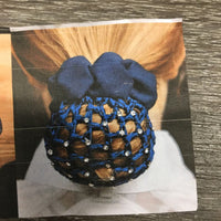 Crystal Hair Net & Scrunchie Combo, Built In Clips, bag *new