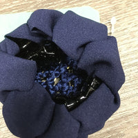 Crystal Hair Net & Scrunchie Combo, Built In Clips, bag *new