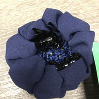 Crystal Hair Net & Scrunchie Combo, Built In Clips, bag *new