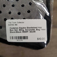 Elasticized Hair Bun Net, Bling, Scrunchie, Bag *new
