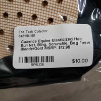 Elasticized Hair Bun Net, Bling, Scrunchie, Bag *new
