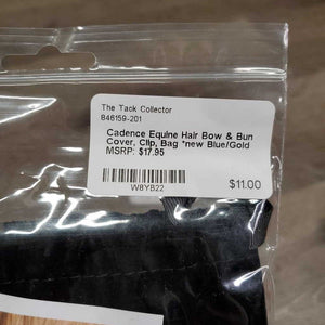Hair Bow & Bun Cover, Clip, Bag *new