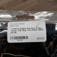 Hair Bow & Bun Cover, Clip, Bag *new
