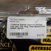 Layered Ribbon Hair Net, Clip, Bag *new
