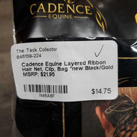 Layered Ribbon Hair Net, Clip, Bag *new
