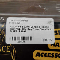 Layered Ribbon Hair Net, Clip, Bag *new
