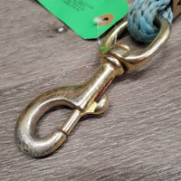 Nylon Lead Rope *fair, pilly, snags, dirt, stains, rust, rubs, stiff snap
