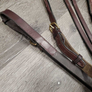 FS Rsd Adjustable Elastic Breastplate, Running Martingale Attach, snaps *xc, mnr dirt, creases & rubs