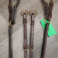 FS Rsd Adjustable Elastic Breastplate, Running Martingale Attach, snaps *xc, mnr dirt, creases & rubs

