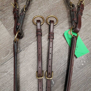 FS Rsd Adjustable Elastic Breastplate, Running Martingale Attach, snaps *xc, mnr dirt, creases & rubs