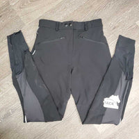 EuroSeat Riding Tight Breeches *gc, mnr seam rubs & pills, faded
