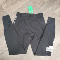 EuroSeat Riding Tight Breeches *gc, mnr seam rubs & pills, faded
