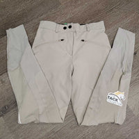 EuroSeat Breeches *gc, cut tags, seam puckers, stained seat & legs

