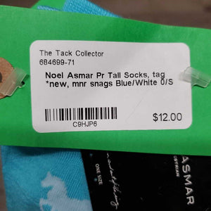 Pr Tall Socks, tag *new, mnr snags
