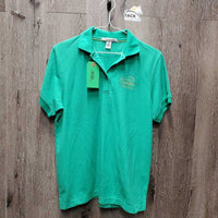 SS Polo Shirt, 1/4 button up "2009 RMSN Champ" *gc, faded, seam puckers
