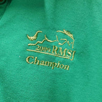 SS Polo Shirt, 1/4 button up "2009 RMSN Champ" *gc, faded, seam puckers
