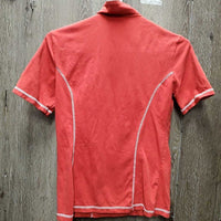 SS T Shirt, 1/2 Zip Up *gc, faded?, rubs, older?
